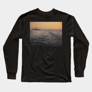 Fishing cutter at dusk Long Sleeve T-Shirt